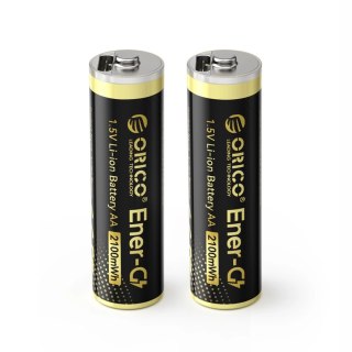 Bateria litowa Orico Ener-G EG5C 1,5 V 2100mWh akumulator AA USB-C 2 szt.