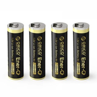 Bateria litowa Orico Ener-G EG5C 1,5 V 2100mWh akumulator AA USB-C z kablem ładującym 4 szt.