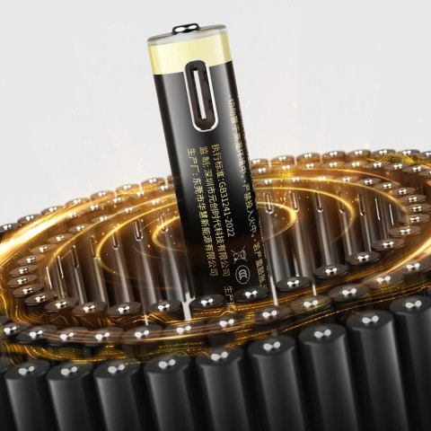 Bateria litowa Orico Ener-G EG7C AAA 1,5 V 500mWh akumulator USB-C z kablem ładującym 2 szt.
