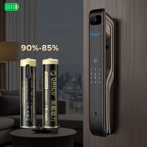 Bateria litowa Orico Ener-G EG7C AAA 1,5 V 500mWh akumulator USB-C z kablem ładującym 2 szt.