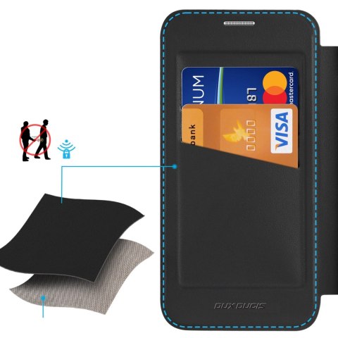 Etui Dux Ducis Skin X Pro z portfelem kompatybilne z MagSafe na Samsung Galaxy S26+ - czarne
