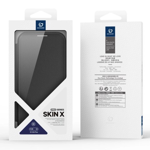 Etui Dux Ducis Skin X Pro z portfelem kompatybilne z MagSafe na Samsung Galaxy S26+ - czarne