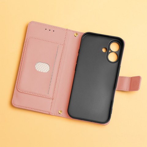 Etui Smart Triangle do Honor 600 / Honor 600 Pro różowe
