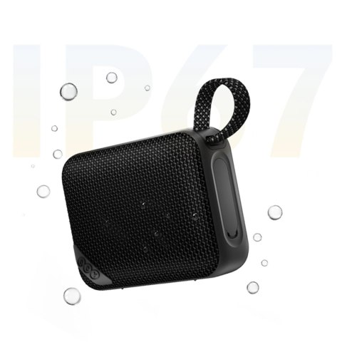Głośnik Bluetooth QCY SP2 IP67 z podświetleniem RGB i trybem stereo - czarny