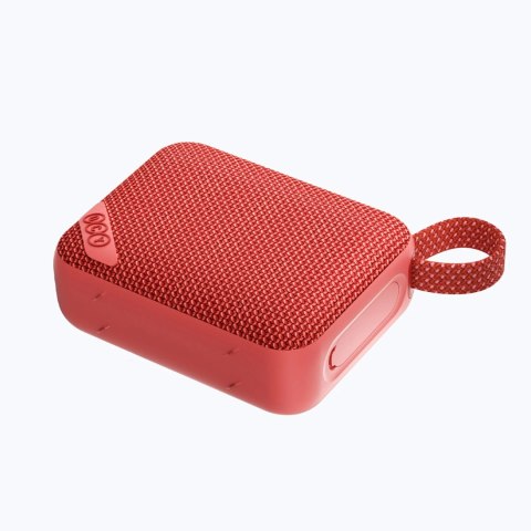 Głośnik Bluetooth QCY SP2 IP67 z podświetleniem RGB i trybem stereo - czerwony