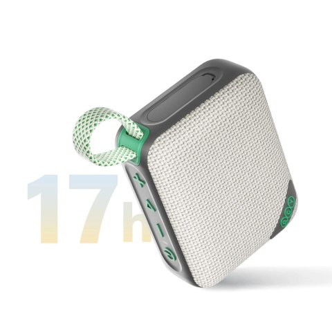 Głośnik Bluetooth QCY SP2 IP67 z podświetleniem RGB i trybem stereo - szarozielony
