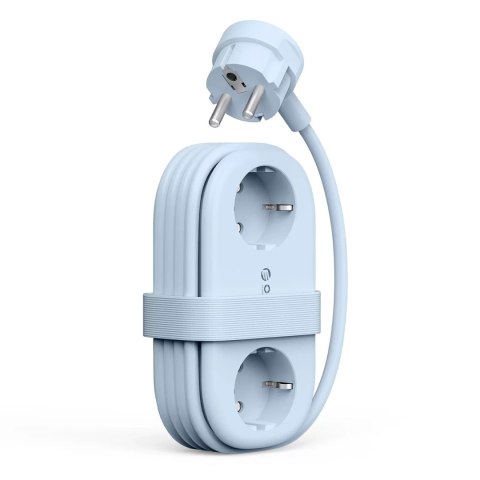 Listwa zasilająca Orico AP3 65W GaN 6w1 2x AC + 2x USB-A + 2x USB-C - niebieska