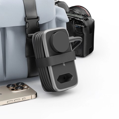 Listwa zasilająca Orico APP 15.5W 5w1 2x AC + 2x USB-A + 1x USB-C - czarna