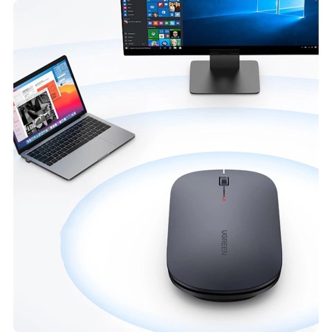 Myszka bezprzewodowa Ugreen MU001 optyczna USB - czarna