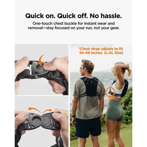 SPIGEN A720 DYNAMIC SHIELD RUNNING VEST (L-XL) BLACK