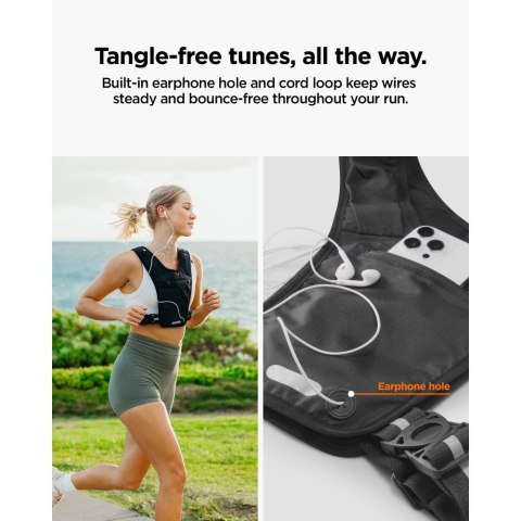 SPIGEN A720 DYNAMIC SHIELD RUNNING VEST (L-XL) BLACK