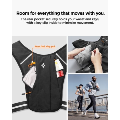 SPIGEN A720 DYNAMIC SHIELD RUNNING VEST (L-XL) BLACK
