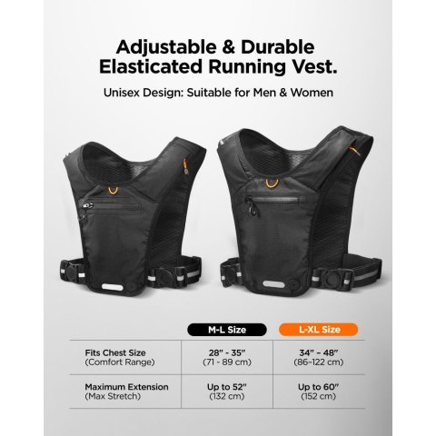 SPIGEN A720 DYNAMIC SHIELD RUNNING VEST (L-XL) BLACK