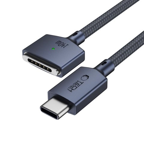 TECH-PROTECT MMC01 ULTRABOOST MAGNETIC MACBOOK CABLE TYPE-C TO MAGSAFE 3 140W 200CM MIDNIGHT BLUE