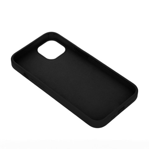 Nakładka Solid Silicon do iPhone 12 Mini 5,4" czarna Nakładka Solid Silicon do iPhone 12 Mini 5,4" czarna