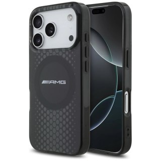 Etui AMG Double Layer Transparent Graphics MagSafe na iPhone 17 Pro - czarne