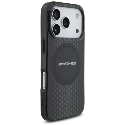 Etui AMG Double Layer Transparent Graphics MagSafe na iPhone 17 Pro - czarne