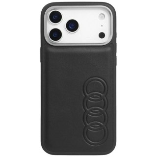 Etui Audi TT Synthetic Leather MagSafe na iPhone 17 Pro - czarne