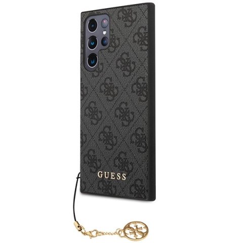 Etui Guess 4G Charms Collection na Samsung Galaxy S24 Ultra - czarne