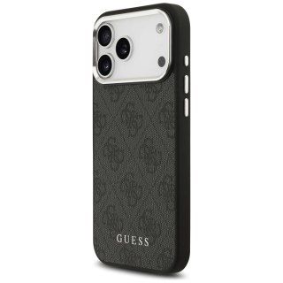 Etui Guess 4G Classic Logo MagSafe na iPhone 17 Pro Max - czarne