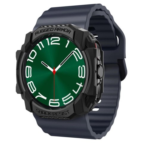 Etui Spigen Rugged Armor na Samsung Galaxy Watch Ultra 47 mm - czarny mat