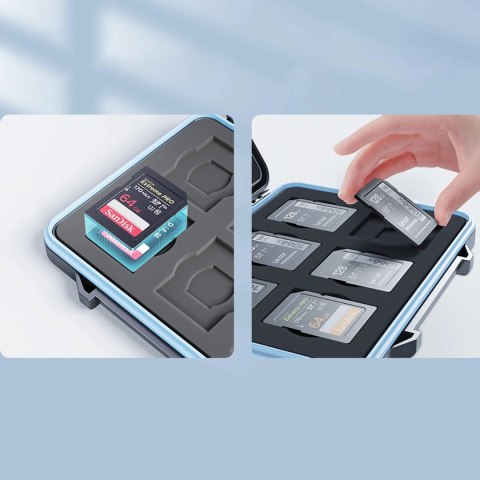 Etui na karty pamięci Black 2.5" SSD, 2.5" HDD, M.2 SSD, SD Card, Micro SD Card, CompactFlash Card, Card Readers