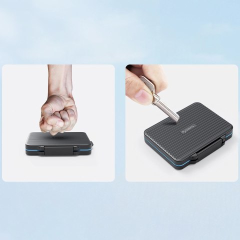 Etui na karty pamięci Black 2.5" SSD, 2.5" HDD, M.2 SSD, SD Card, Micro SD Card, CompactFlash Card, Card Readers