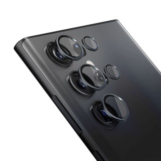 Szkło ochronne na obiektyw aparatu Lens Protection Pro™ do Samsung Galaxy S23 Ultra - czarna