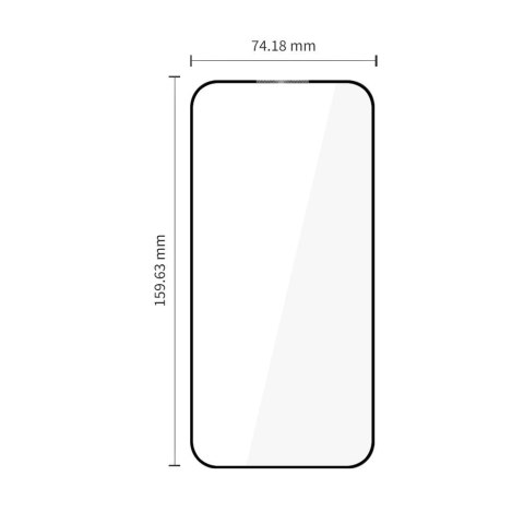 SZKŁO HARTOWANE TECH-PROTECT GLASS FIT+ 2-PACK ONEPLUS NORD 6 BLACK