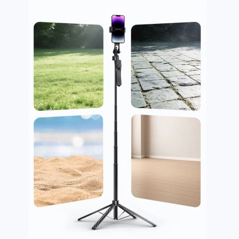 Selfie stick Universal Portable Holder for Phone/Camera/ DSLR - Advanced-with Quad-Footed Base