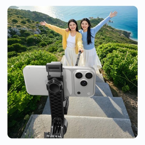 Selfie stick Universal Portable Holder for Phone/Camera/ DSLR - Advanced-with Quad-Footed Base