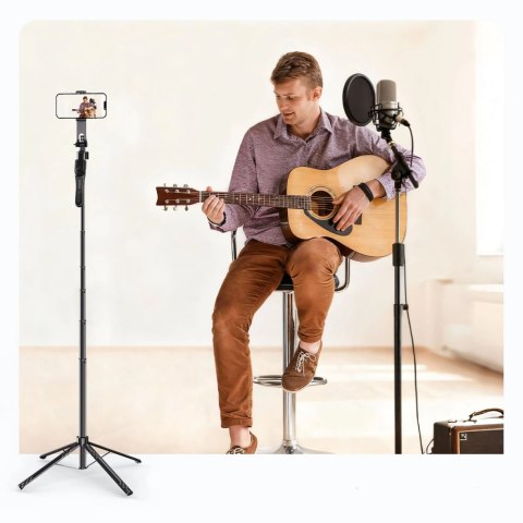 Selfie stick Universal Portable Holder for Phone/Camera/ DSLR - Advanced-with Quad-Footed Base