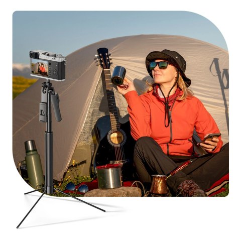 Selfie stick Universal Portable Holder for Phone/Camera/DSLR - Premium