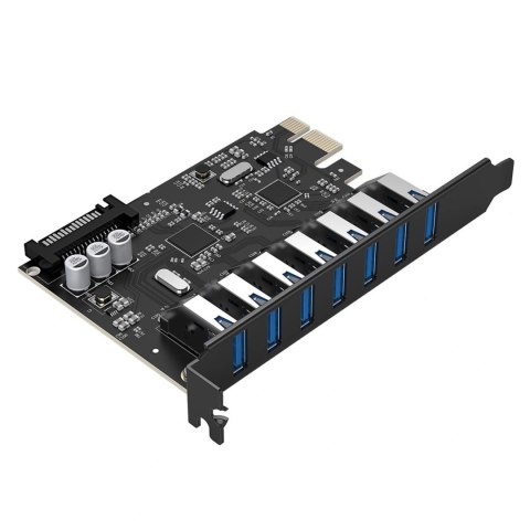 Expansion Card 7-Port USB 3.0PCI-E Desktop Chassis