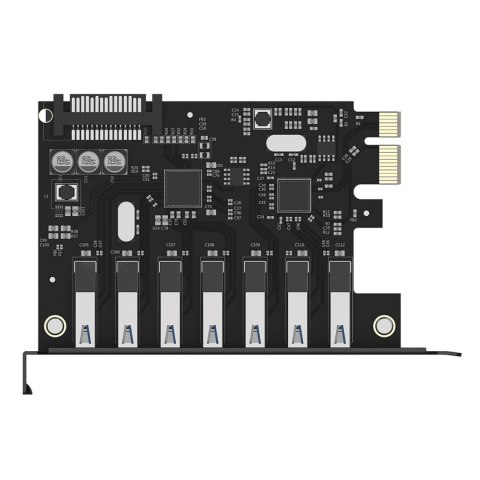 Expansion Card 7-Port USB 3.0PCI-E Desktop Chassis