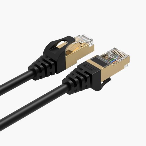 Kabel sieciowy Ethernet Orico PUG-C7 CAT7 10Gbps RJ45 internetowy LAN okrągły 1 m - czarny