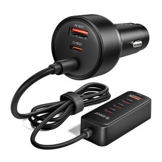 Ładowarka samochodowa ORICO ChargeClip 90W 2A4C Back Clip Multi-Port Car Charger