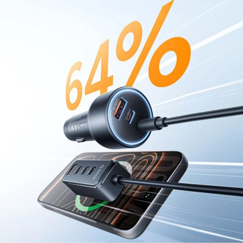 Ładowarka samochodowa ORICO ChargeClip 90W 2A4C Back Clip Multi-Port Car Charger