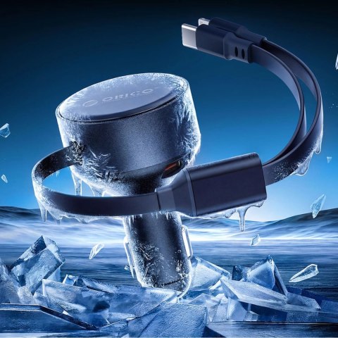 Ładowarka samochodowa ORICO Dual Stretch 60W Split Extension Retractable Car Charger
