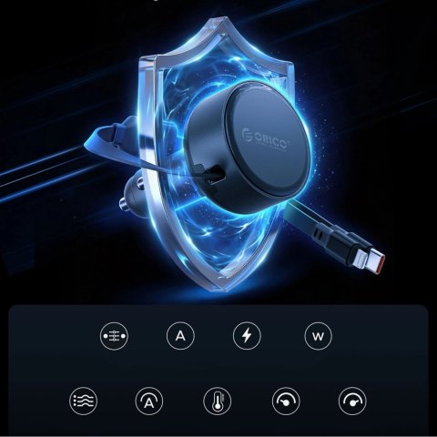 Ładowarka samochodowa ORICO Dual Stretch 60W Split Extension Retractable Car Charger