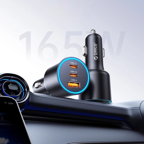 Ładowarka samochodowa ORICO HyperDrive 165W 1A2C Triple PD Car Charger