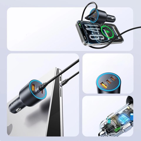 Ładowarka samochodowa ORICO HyperDrive 165W 1A2C Triple PD Car Charger