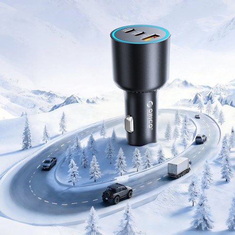 Ładowarka samochodowa ORICO HyperDrive 165W 1A2C Triple PD Car Charger