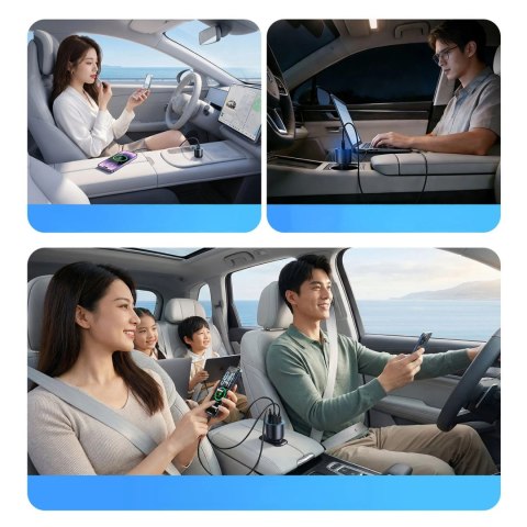 Ładowarka samochodowa ORICO HyperDrive 165W 1A2C Triple PD Car Charger