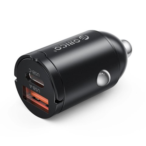 Ładowarka samochodowa ORICO MiniRing 30W 1A1C Metal Car Charger with Handle