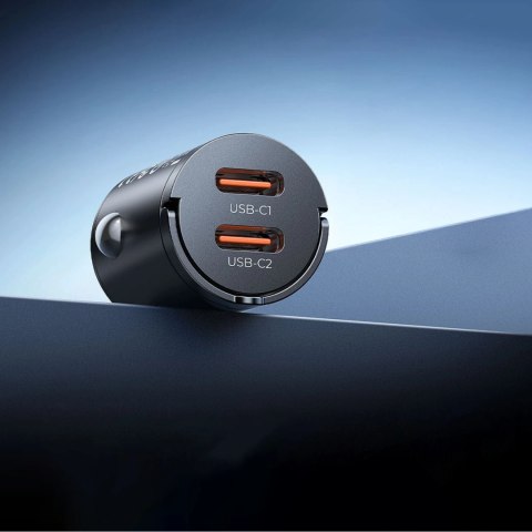 Ładowarka samochodowa ORICO MiniRing 30W Dual USB-C Zinc Alloy Car Charger