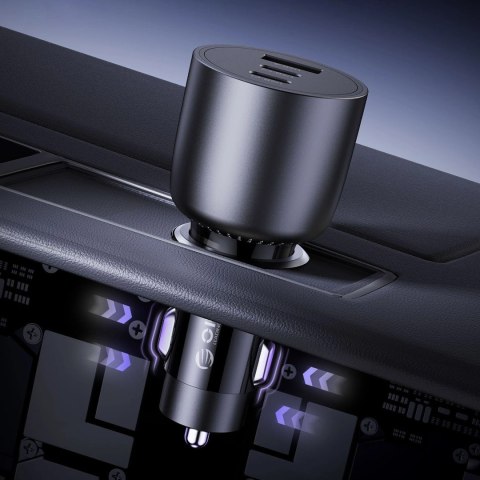 Ładowarka samochodowa ORICO PowerLink 165W 1A2C Aluminum PD Car Charger
