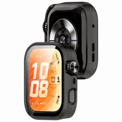 Etui Tech-Protect Defense na Huawei Watch Fit 5 Pro - czarne