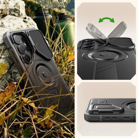Etui Tech-Protect Kevlar MagSafe 2-Set na Samsung Galaxy S26 Ultra - czarne