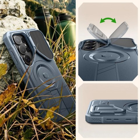Etui Tech-Protect Kevlar MagSafe 2-Set na Samsung Galaxy S26 Ultra - niebieskie